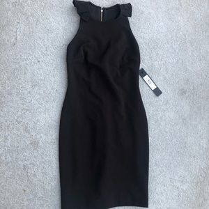 Badgley Mischka Black Evening Cocktail Dress
